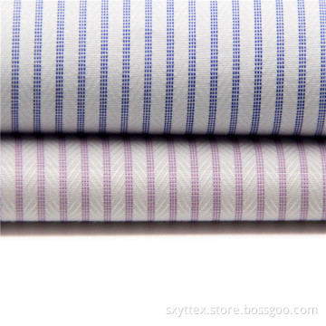 Modern Design Men Shirt Fabric With Tencel Mixed